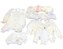 Vtg Lot of 37 Doll Underwear Pantaloons Panties Various Sizes Colors Materials - £29.33 GBP