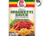 12x Packets Lawry&#39;s Spaghetti Sauce Spices &amp; Seasoning Mix | No MSG | 1.5oz - £26.82 GBP