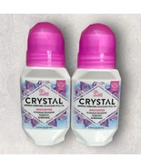 2 x Crystal Mineral Enriched Deodorant Roll On Unscented 2.25 fl oz - €21,48 EUR