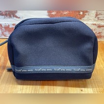 FCUK French Connection Y2K cosmetic wash bag, unisex, black, travel case - $13.30