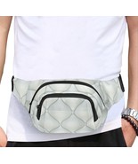 Leather Alike Style Waist Bag with 3 Compartment - $51.61 CAD