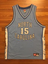 Authentic Nike UNC North Carolina Tar Heels Vince Carter College Jersey 52 2XL - £479.60 GBP