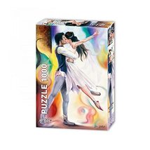 LaModaHome 1000 Piece Butterfly Kiss Peace Collection Jigsaw Puzzle for Family F - £24.99 GBP