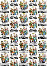 DISNEY RECESS Personalised Gift Wrap - Spiderman Wrapping Paper - Disney - $5.42