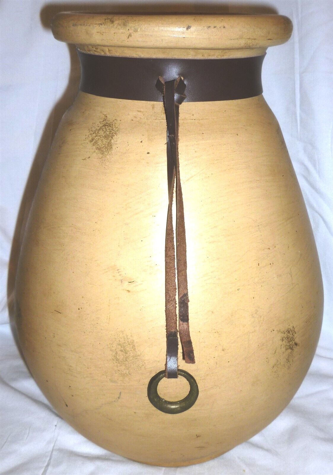 INTERIOR ACCENTS TERRACOTTA POTTERY LEATHER BAND EXOTIC BRIGHTS COLLECTI... - $16.00