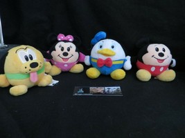 Infant Baby Basketball Stuffed (4) toy set Mickey Mouse &amp; Friends Disney Plush - £30.07 GBP