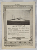 1926 BOAT YACHT ADVERTISING REFERENCE ANTIQUE VINTAGE PAPER PAGES NAUTIC... - £18.06 GBP