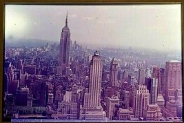 1960s Manhattan New York Ny Skyline 35 MM Anscochrome Scorrimento Car13 - £16.24 GBP