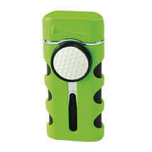 Vector Caddie Single Flame Torch Lighter MATTE GREEN -  VECTOR CADDIE 07 - $24.45