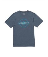 Volcom Men's Line Service Short Sleeve Tee Shirt Navy Heather, Small - $20.47