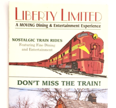 1998 Liberty Limited Railroad Pennsylvania Schedule Vintage Train Pamphl... - $365.11 MXN