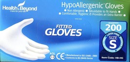 200 Small Hypoallergenic Gloves Allergy Free Disposable Medical Grade St... - £7.94 GBP