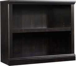 Estate Black-Finished Sauder 2-Shelf Bookcase. - £90.76 GBP