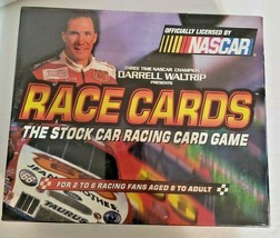 Vintage Race Cards Darrell Waltrip Stock Car Racing Card Game NASCAR New Sealed - $17.46