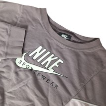 Nike Sportswear Women&#39;s Heritage Crew Sweatshirt Size Large Purple Color... - $31.68