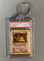 Charizard Base - Pokemon Keychain - PSA Homage - £5.11 GBP