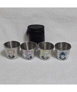 New Chainsaw Man Metal Shot Glasses 1.75&quot; High Set Of 4 - $13.26