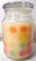 2004 Martha Stewart 22 Oz Party Punch Single Wick Vertical Jar Tight Lid Candle - £26.11 GBP