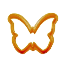 6x Butterfly Outline Fondant Cutter Cupcake Topper 1.75 IN USA FD249 - £5.49 GBP