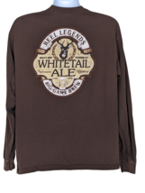 Reel Legends &#39;White Tail Ale&#39; Men&#39;s Size L Long Sleeve T-Shirt &#39;Big Game... - $17.85