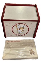 Vintage 1991 Westwood Campbell Kids Soup Recipe Box - With Recipe Cards - £18.97 GBP