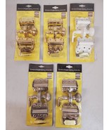 5 Qty. of ST Screen Door Kit | 1 White 2 Brass Plated 2 Satin Nickel (5 ... - $173.27 CAD