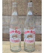 Vintage Pair Of SUNRISE Sun Rise BEVERAGES Soda Pop Bottles - Great Cond... - $472.04 MXN