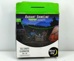 Nite Ize Radiant 10 ft. Rechargeable ShineLine Lime Green Glow LED String Light - £21.06 GBP
