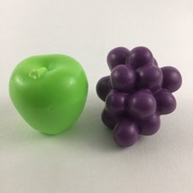 Little Tikes Vintage Pretend Play Food Healthy Fruit Lot Grapes Apple 80... - $24.70