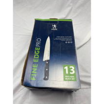 J.A. Henckels International Knife Holder Wood Block Fine Edge Pro Set 13pc New - £102.89 GBP