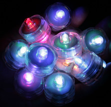 Multi-Color Changing LED very bright tealights, 10 - Candles Battery ope... - £15.80 GBP