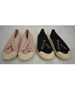 Tretorn Shoes Lot 2 Pairs Sneakers Pink Black 6 Womens - $40.62 CAD