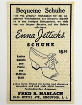 1945 WW2 German-USA Footwear Advertisement Enna Jetticks Shoes NYC C94C - $371.04 MXN