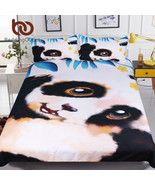 BeddingOutlet Panda Bedding Set Watercolor Printed Duvet Cover Wildlife Animal  - $52.90 - $98.00