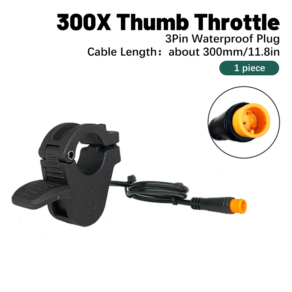 Wuxing 300X Thumb Throttle,36V 48V 72V Right/Left Hand,Quick Installation and Re - £112.59 GBP