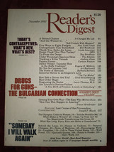 Readers Digest November 1983 Ray Bradbury Tom Butterfield Art Buchwald - £5.41 GBP