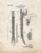 Neck for Musical Instruments Patent Print - Old Look - £6.35 GBP+