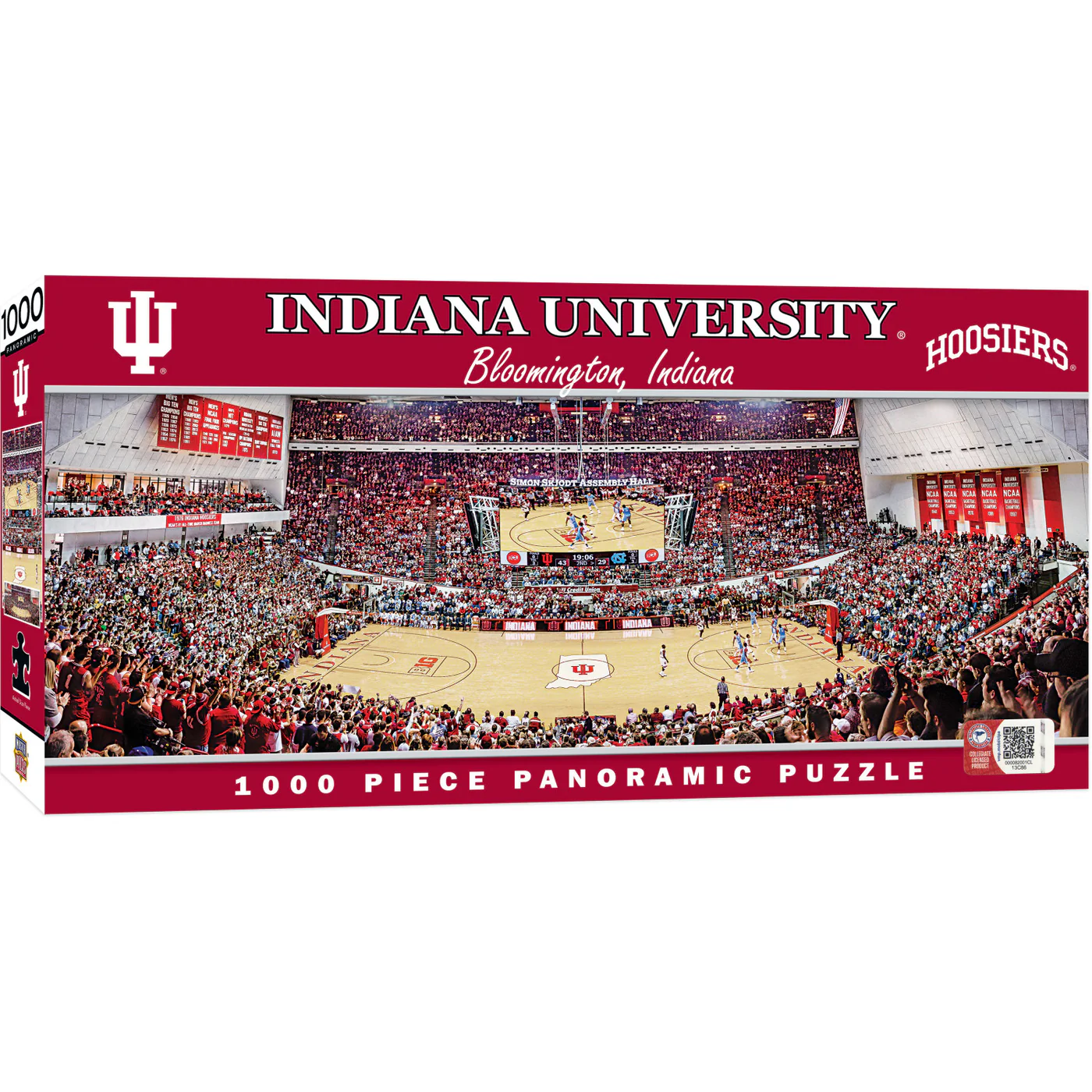 Indiana Hoosiers NCAA 1000 Piece Panoramic Jigsaw Puzzle by Masterpieces - £15.35 GBP