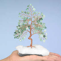 Trunk Bending White Crystal Tree Cluster Base Small Tree Ornaments Gravel Tree - $143.90