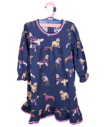 Simply Southern Dog Print Dress Toddler 12-18 Month NWT Navy and  Pink T... - £16.20 GBP