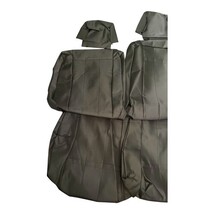 Front Buckets Seats 2008-2022 Toyota Sequoia CalTrend DuraPlus Seat Covers Black image 5