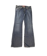 Levi&#39;s 518 Superlow Bootcut Vintage Y2K Juniors Size 13 L Denim Blue Jeans - £29.61 GBP