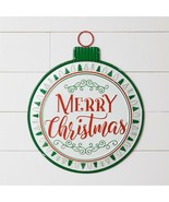 Ornament Merry Christmas Tin Sign - 20 inch - $51.74 CAD