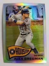 2021 Alex Bregman Topps Chrome Mlb Baseball Card 24 Silver Shine Houston Astros - £3.12 GBP