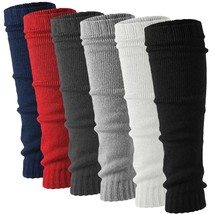 Women Leg Warmers Knitted Assorted Boot Socks Winter 6 Pairs - £41.11 GBP
