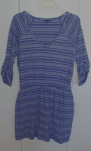 Gap Ladies 3/4-SLEEVE Knit Pullover V-NECK Short DRESS-L-BARELY Worn - £10.37 GBP