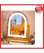 Dimmable Makeup Mirror with 3-Color Lighting and Touch Screen - 15.5&quot; x 13&quot; - $1,174.57 MXN