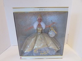Mattel 28269 Happy Holidays Barbie 2000 Celebration Gold Gown NRFB  LotP - $49.45