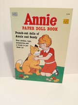 Vintage Little Orphan Annie &amp; Sandy Paper Doll Book 1982 NEW Happy House RARE - £11.87 GBP