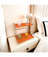 1 pcs Two-layer shelf, metal material,Orange - $1,136.99 MXN